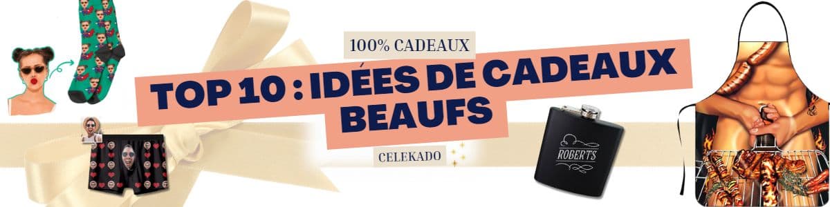 Bannière idées de cadeaux beaufs