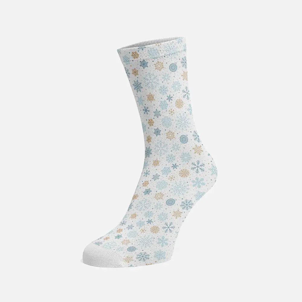 Chaussettes Noël Personnalisées Blanc