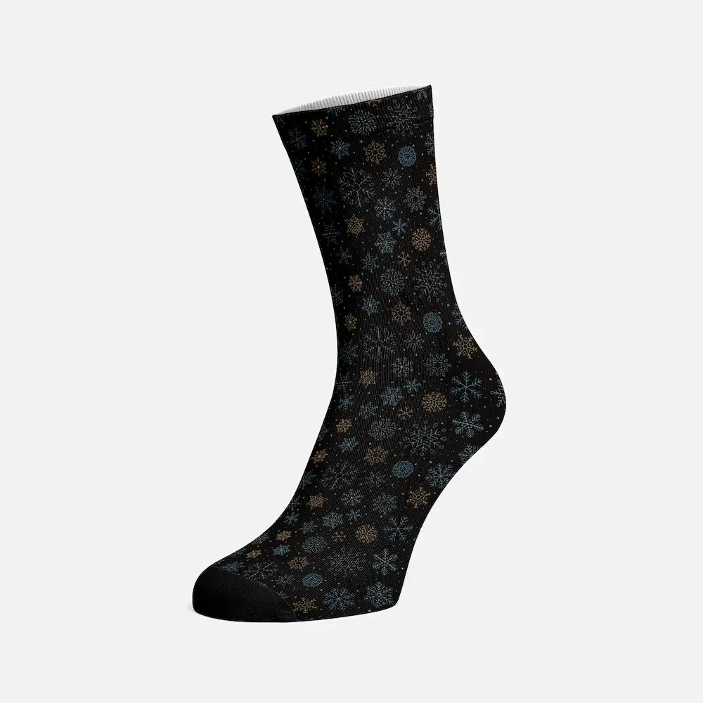 Chaussettes Noël Personnalisées Noir