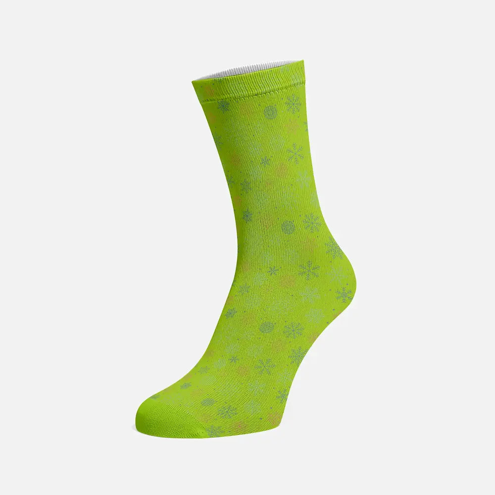 Chaussettes Noël Personnalisées Vert