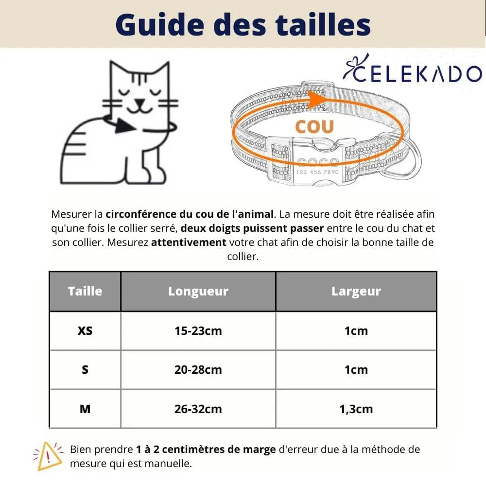 Collier Personnalisé Chat