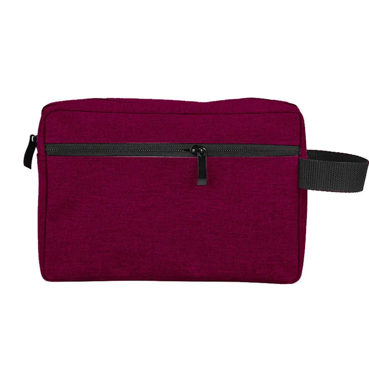 Trousse de Toilette Personnalisée Prénom Rouge bordeaux