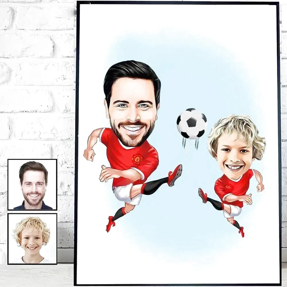 Affiche Personnalisée Enfant Foot