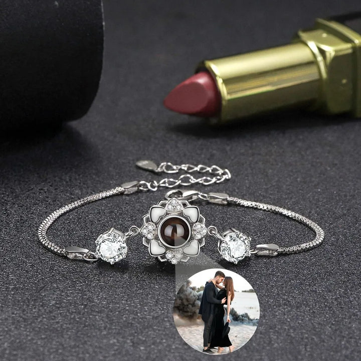 Bracelet avec Photo en Argent