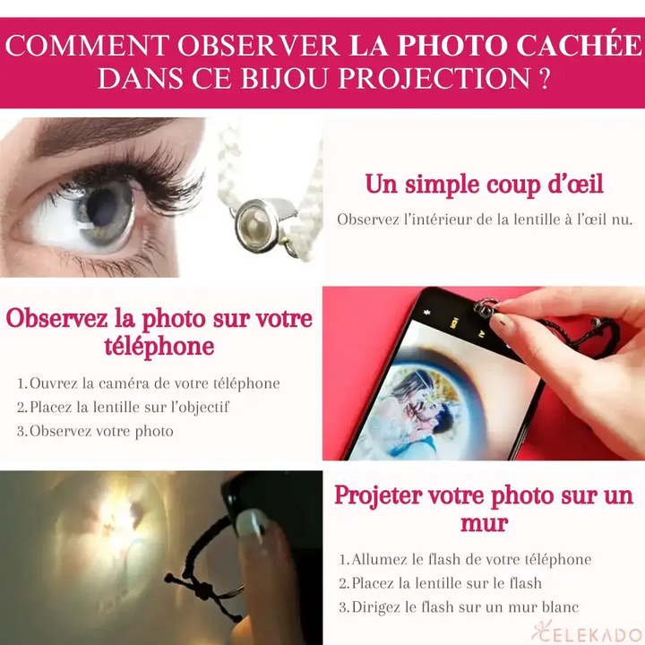 Bracelet avec une Photo Dedans