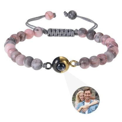 Bracelet de Projection Homme Rose Foncé