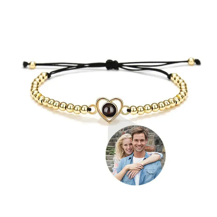 Bracelet Personnalisable Femme Photo Argent