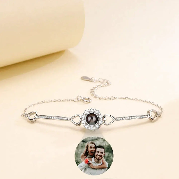 Bracelet Photo Intérieur Argent