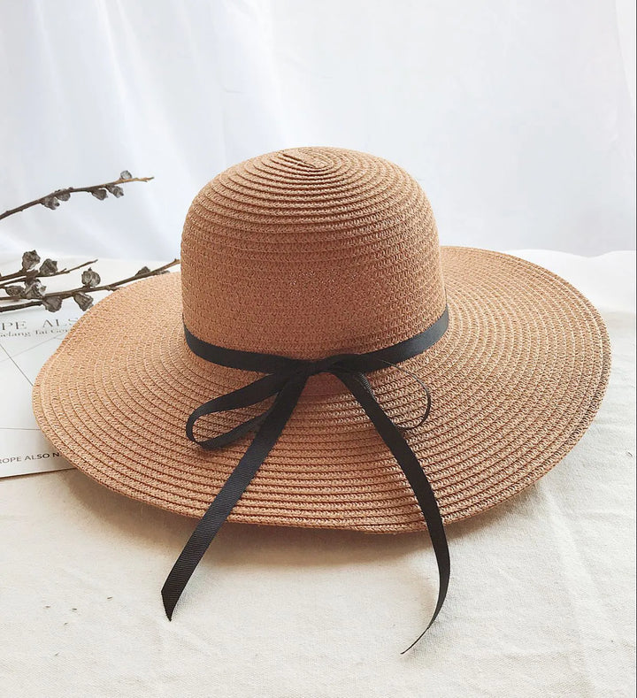 Chapeau de Paille Personnalisé Mariage Marron