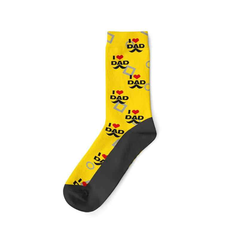 Chaussettes Personnalisables Jaune