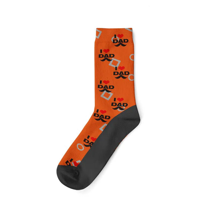 Chaussettes Personnalisables Orange