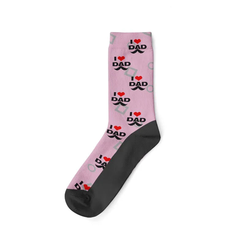 Chaussettes Personnalisables Rose Pâle