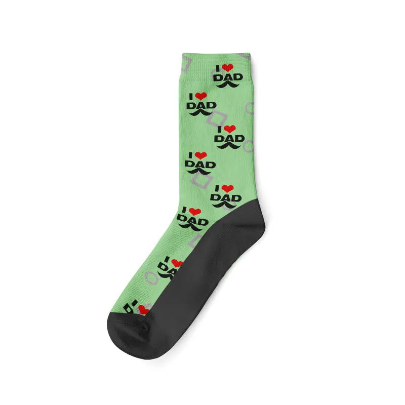 Chaussettes Personnalisables Vert Clair