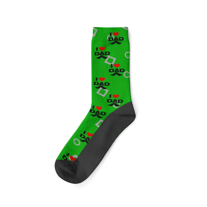 Chaussettes Personnalisables Vert