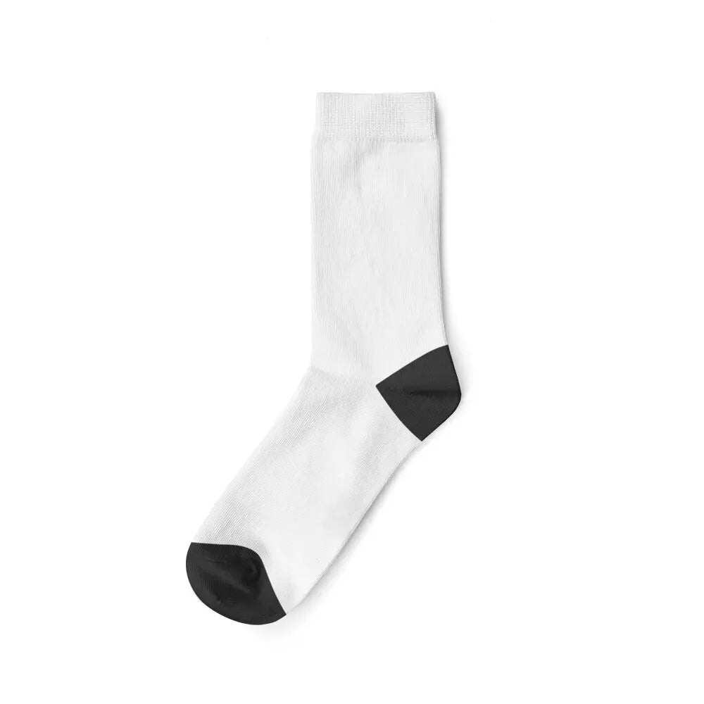 Chaussettes Photo Personnalisées Blanc