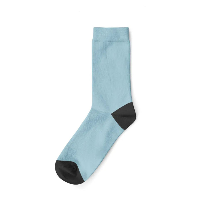 Chaussettes Photo Personnalisées Bleu Ciel