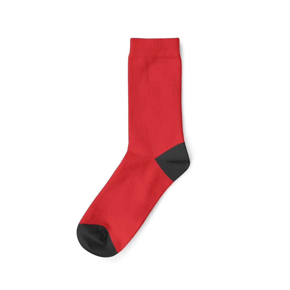 Chaussettes Photo Personnalisées Rouge