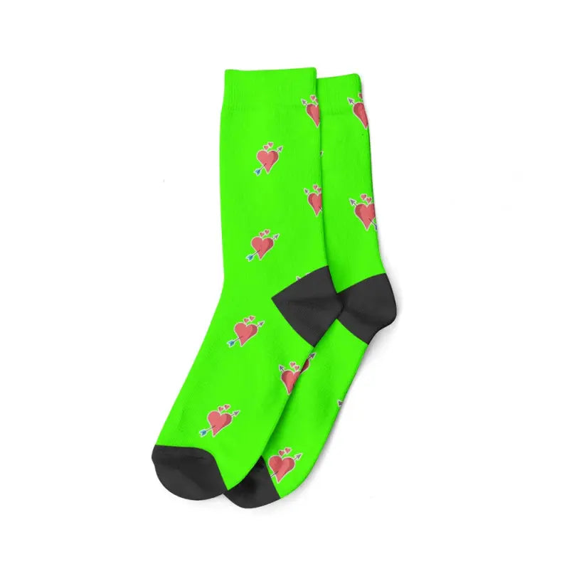 Chaussettes Imprimées avec Photos Vert