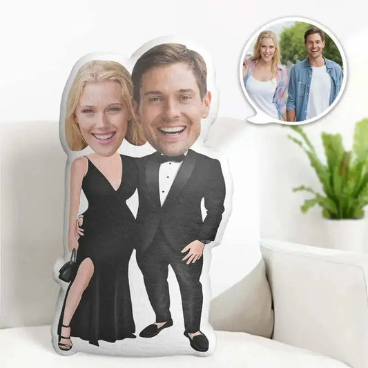 Coussin Personnalisé Couple Costume