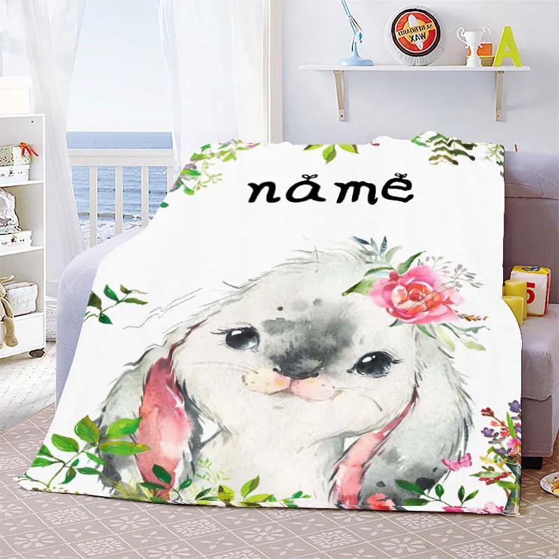 Couverture Bébé Personnalisée Lapin