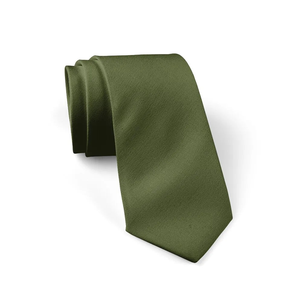 Cravate Personnalisée Kaki