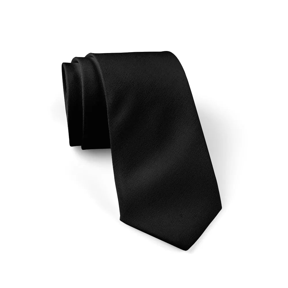 Cravate Personnalisée Noir