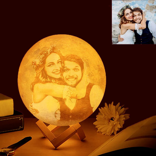 Veeki Lampe personnalisée avec 8 photos Lampe de nuit