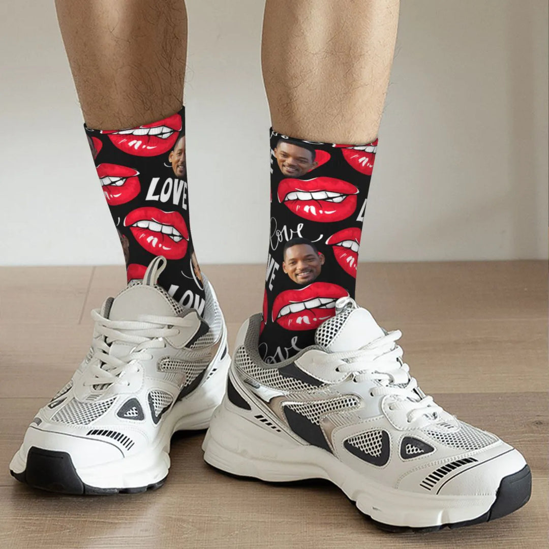 Paire de Chaussettes Personnalisée Saint Valentin