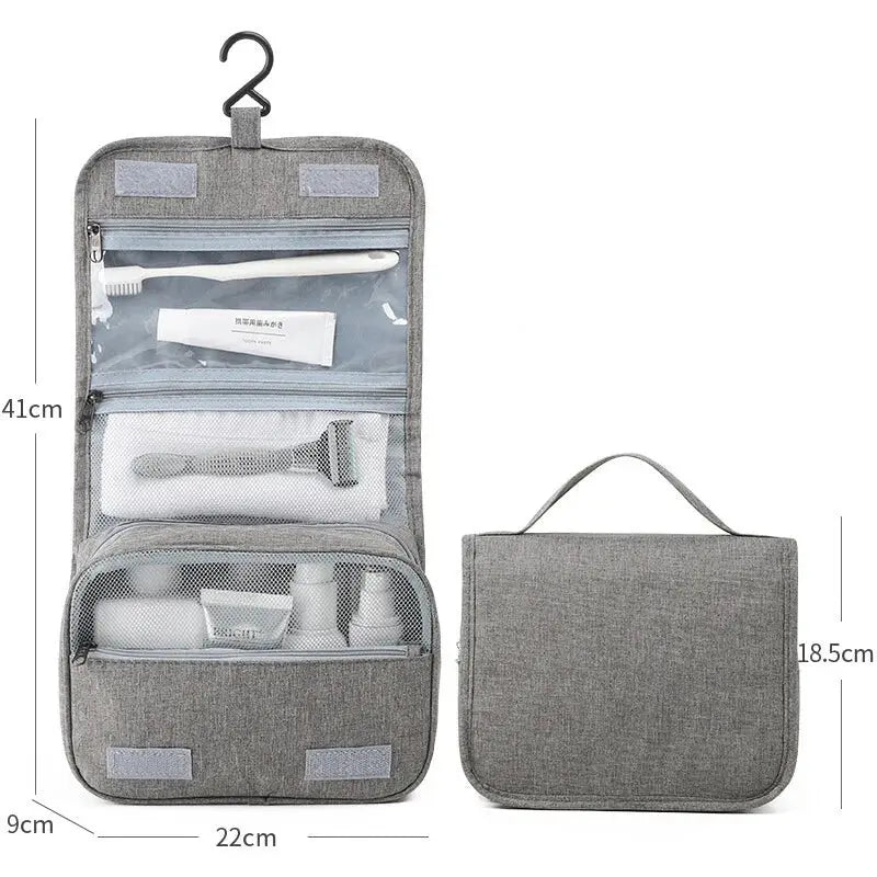 Trousse de Toilette Homme Personnalisée Gris