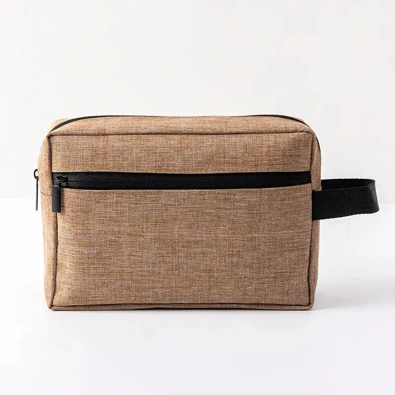 Trousse de Toilette Personnalisée pour Homme Beige